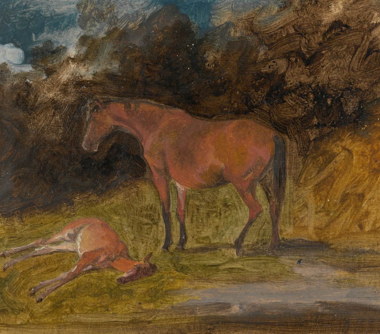 A Mare and Foal, Prince of Wales's Stud Aston Clinton by GARRARD, George