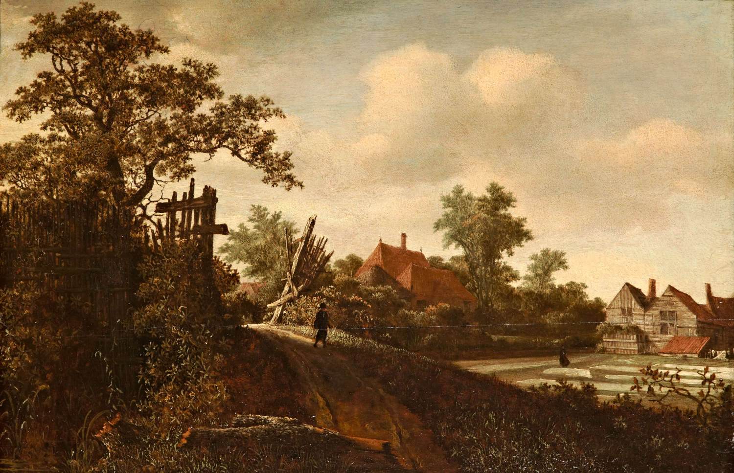 Landscape with a Figure by VRIES, Roelof van