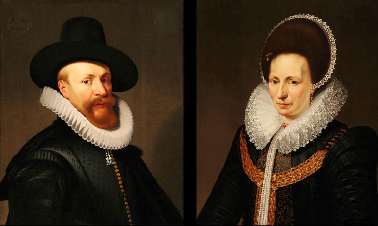 Portraits of a Couple by RAVESTEYN, Jan Antonisz. van