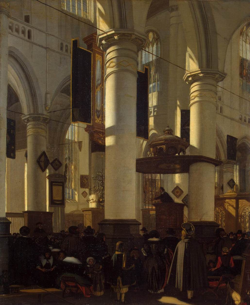 Interior of a Church by WITTE, Emanuel de