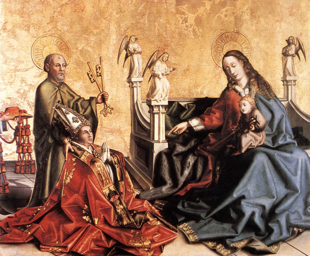 Presentation of Cardinal de Mies to the Virgin by