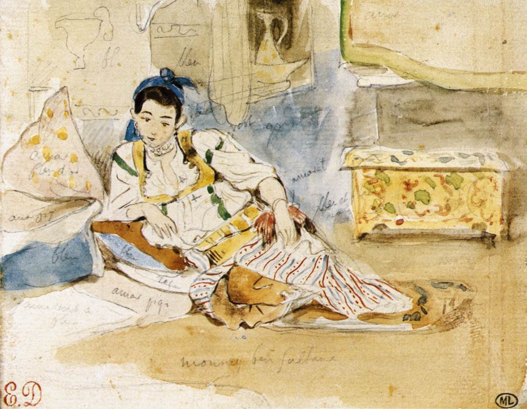 Mounay ben Sultan by DELACROIX, Eugène