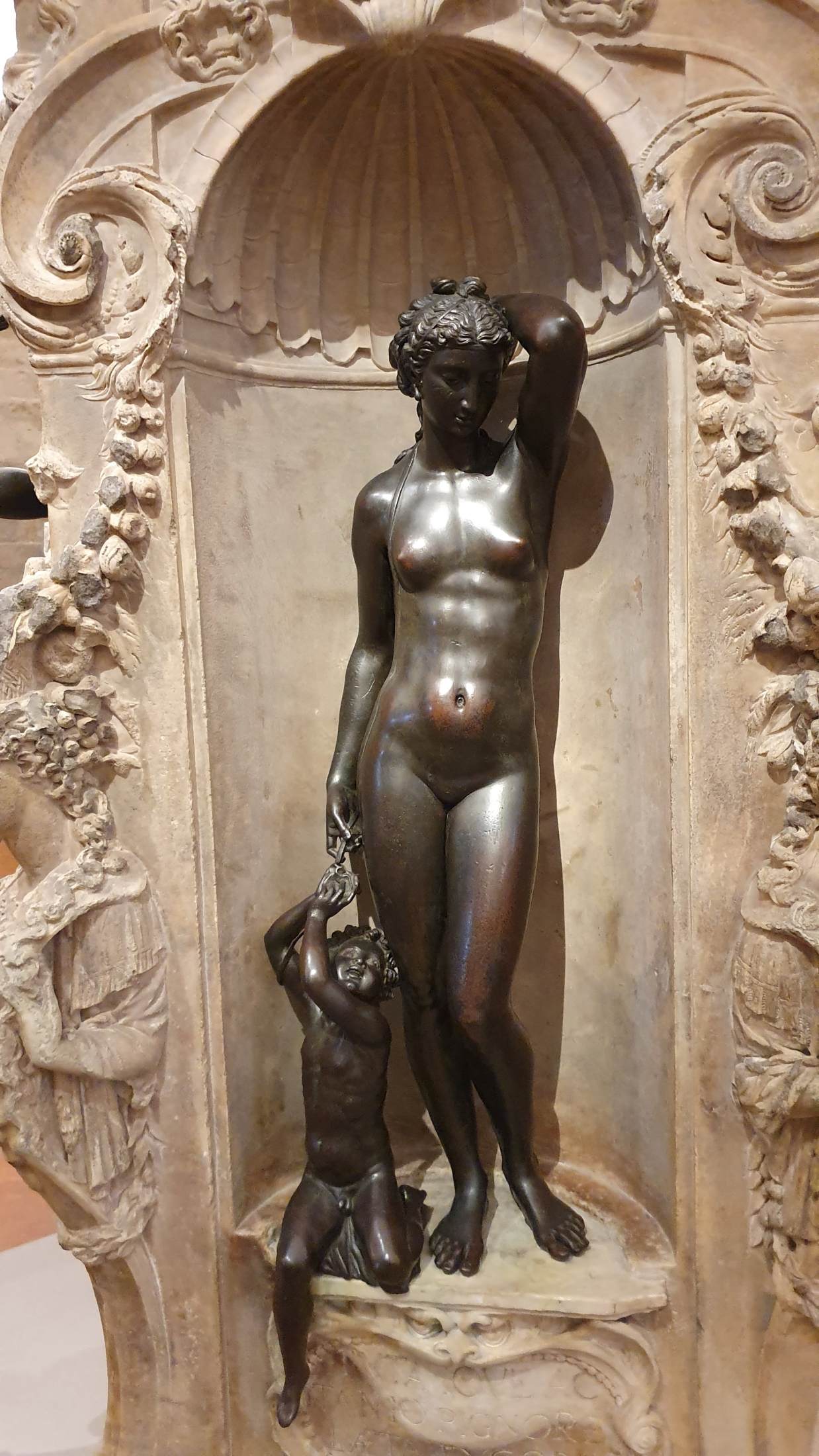 Base of the statue of Perseus: Danaë by CELLINI, Benvenuto