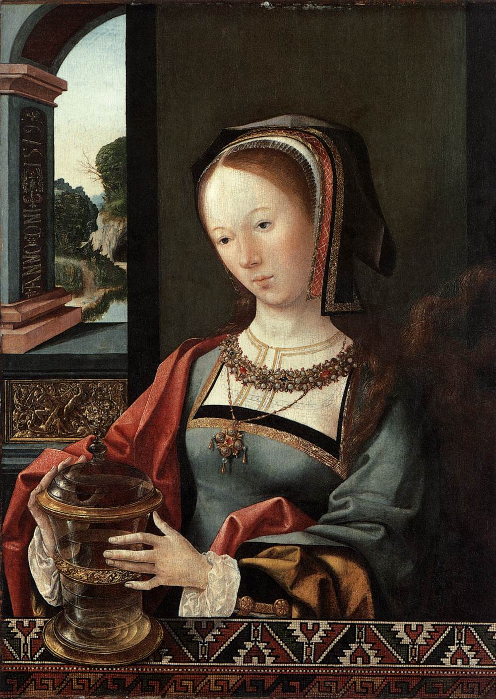 Mary Magdalen by CORNELISZ VAN OOSTSANEN, Jacob