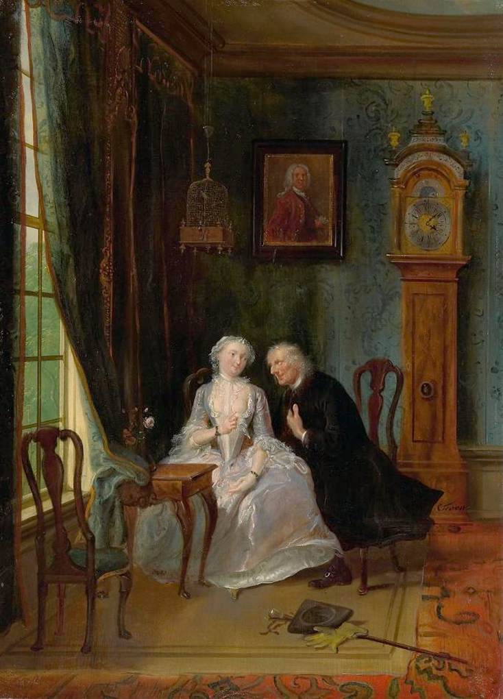 Love Scene by TROOST, Cornelis