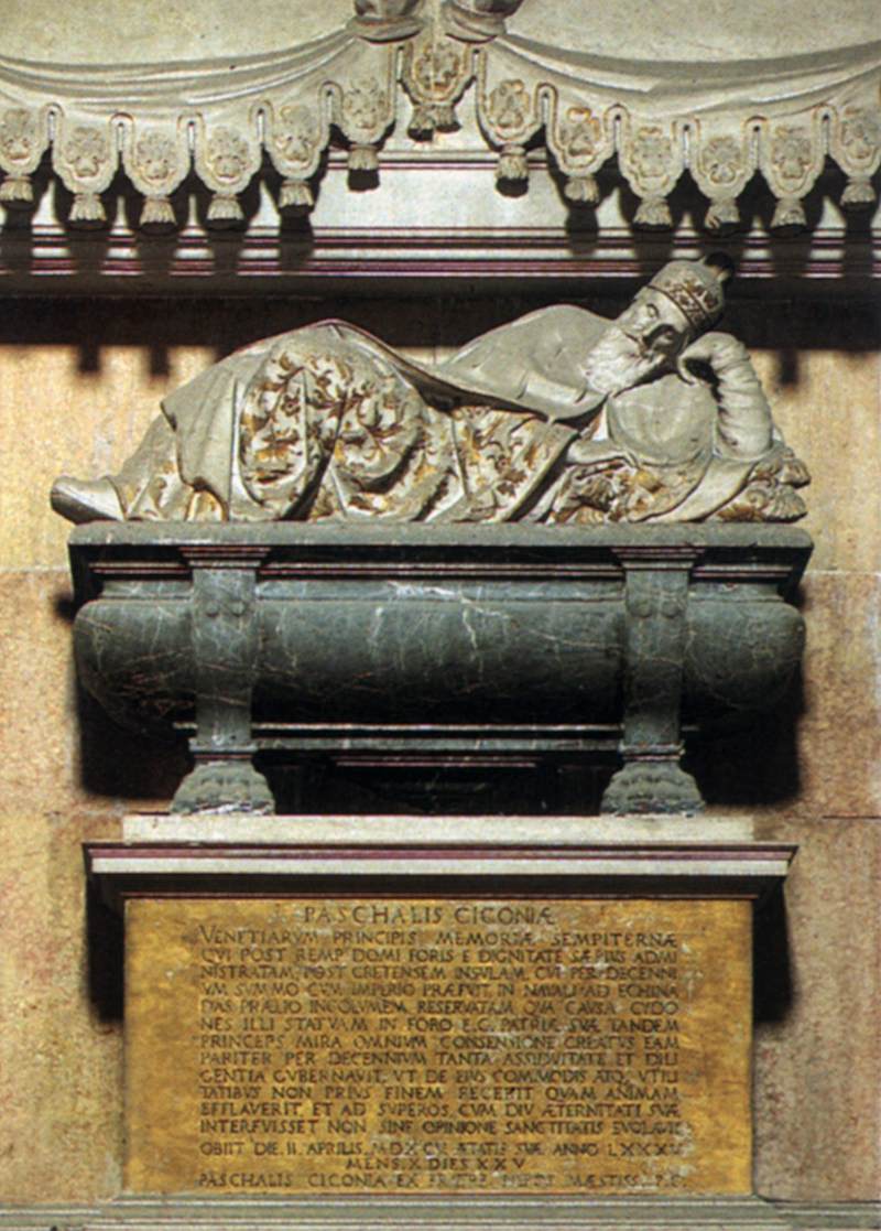 Funerary monument of Doge Pasquale Cicogna by