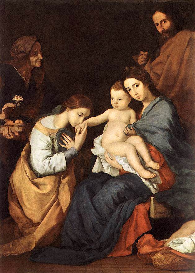 The Holy Family with St Catherine by