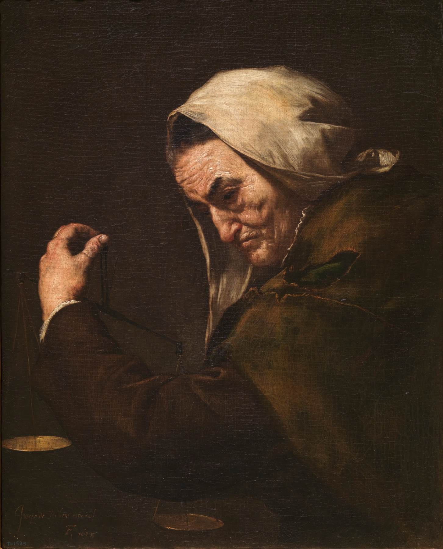 An Old Money-Lender by RIBERA, Jusepe de