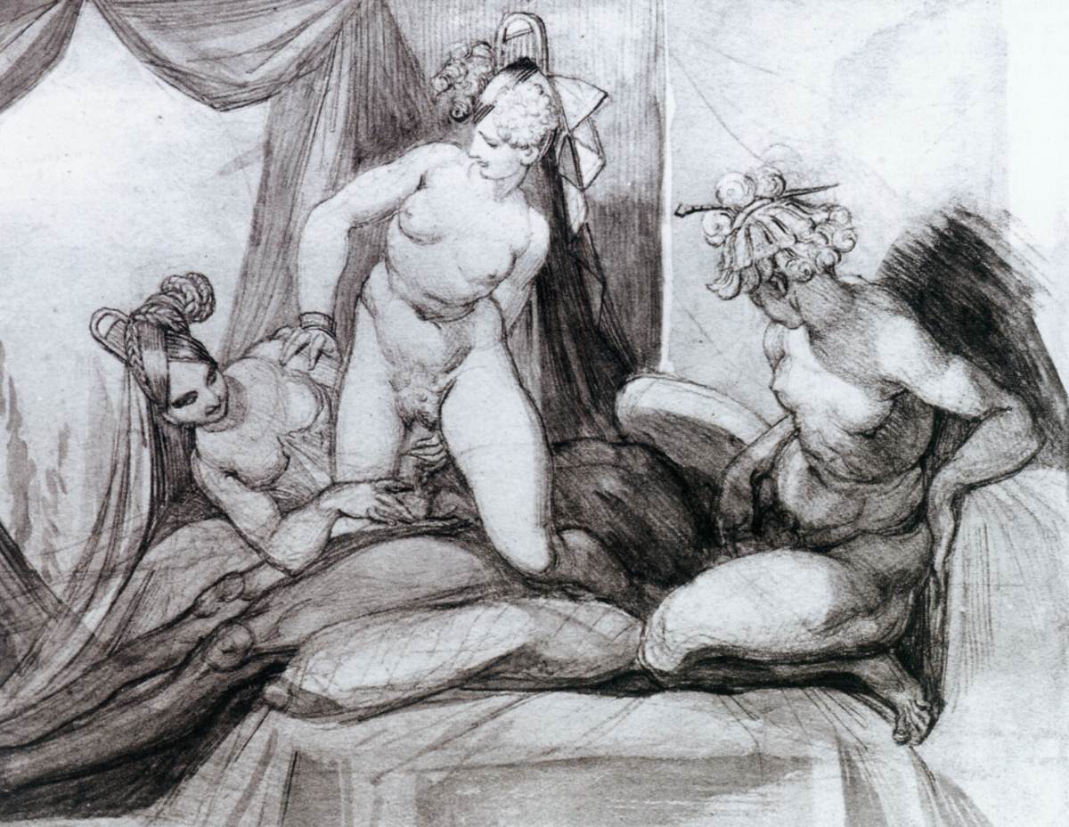 Symplegma of a Man with Three Women by FUSELI, John Henry