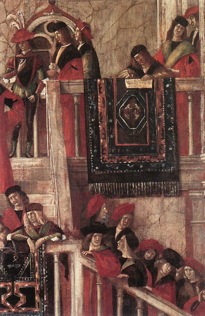 Meeting of the Betrothed Couple (detail) by CARPACCIO, Vittore