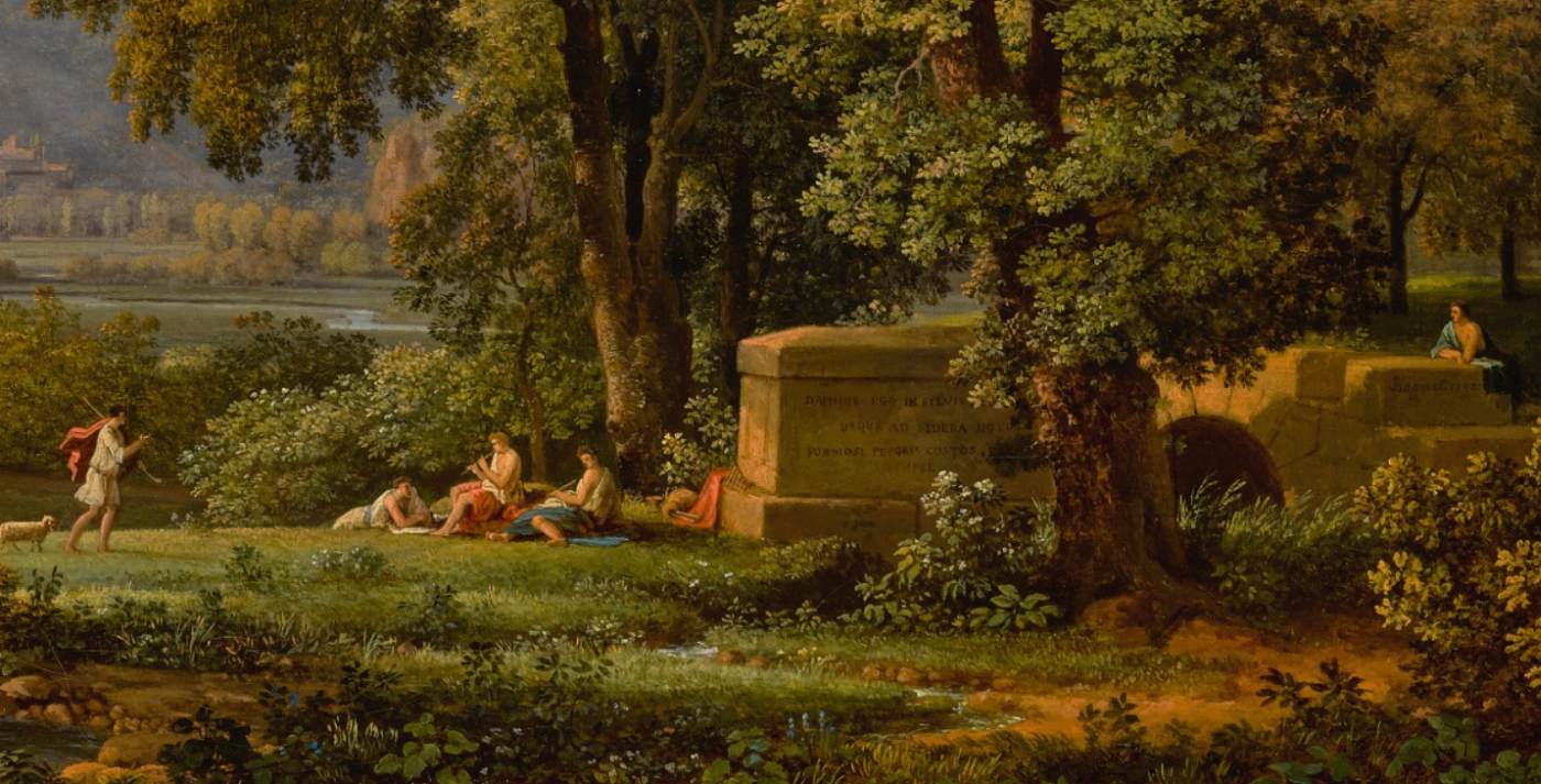 Arcadian Landscape (detail) by BOGUET, Nicolas-Didier