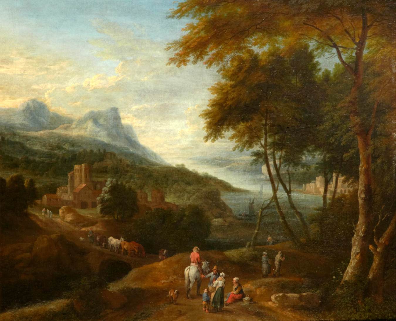 Extensive Mountainous Landscape by BOUDEWIJNS, Adriaen Frans