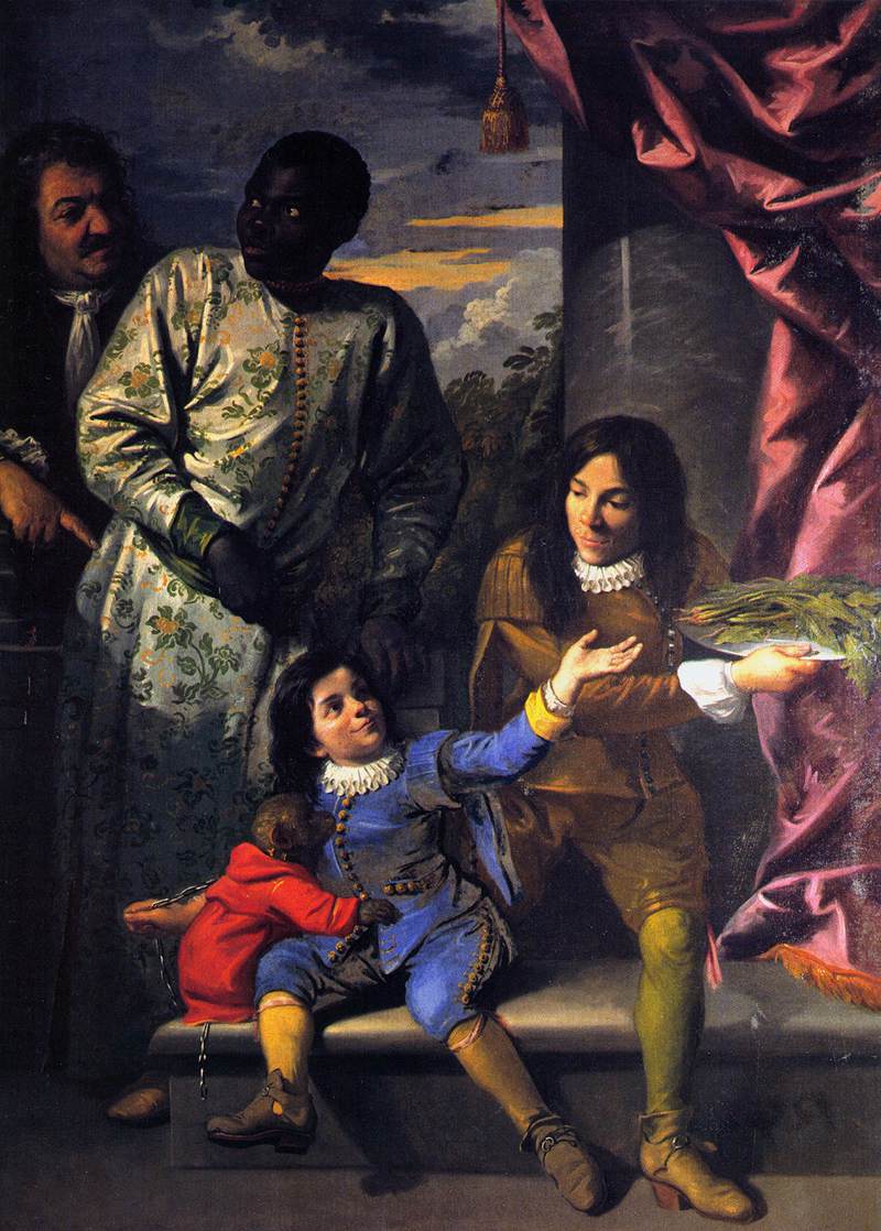 Portrait of Four Servants of the Medici Court by GABBIANI, Anton Domenico