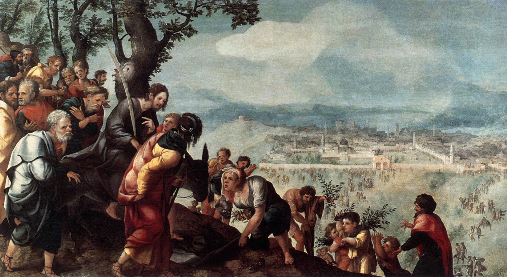 Entry of Christ into Jerusalem by SCOREL, Jan van