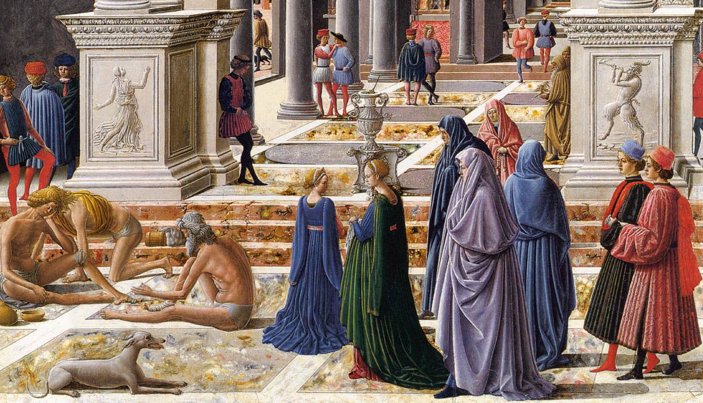 The Presentation of the Virgin in the Temple (detail) by CARNEVALE, Fra