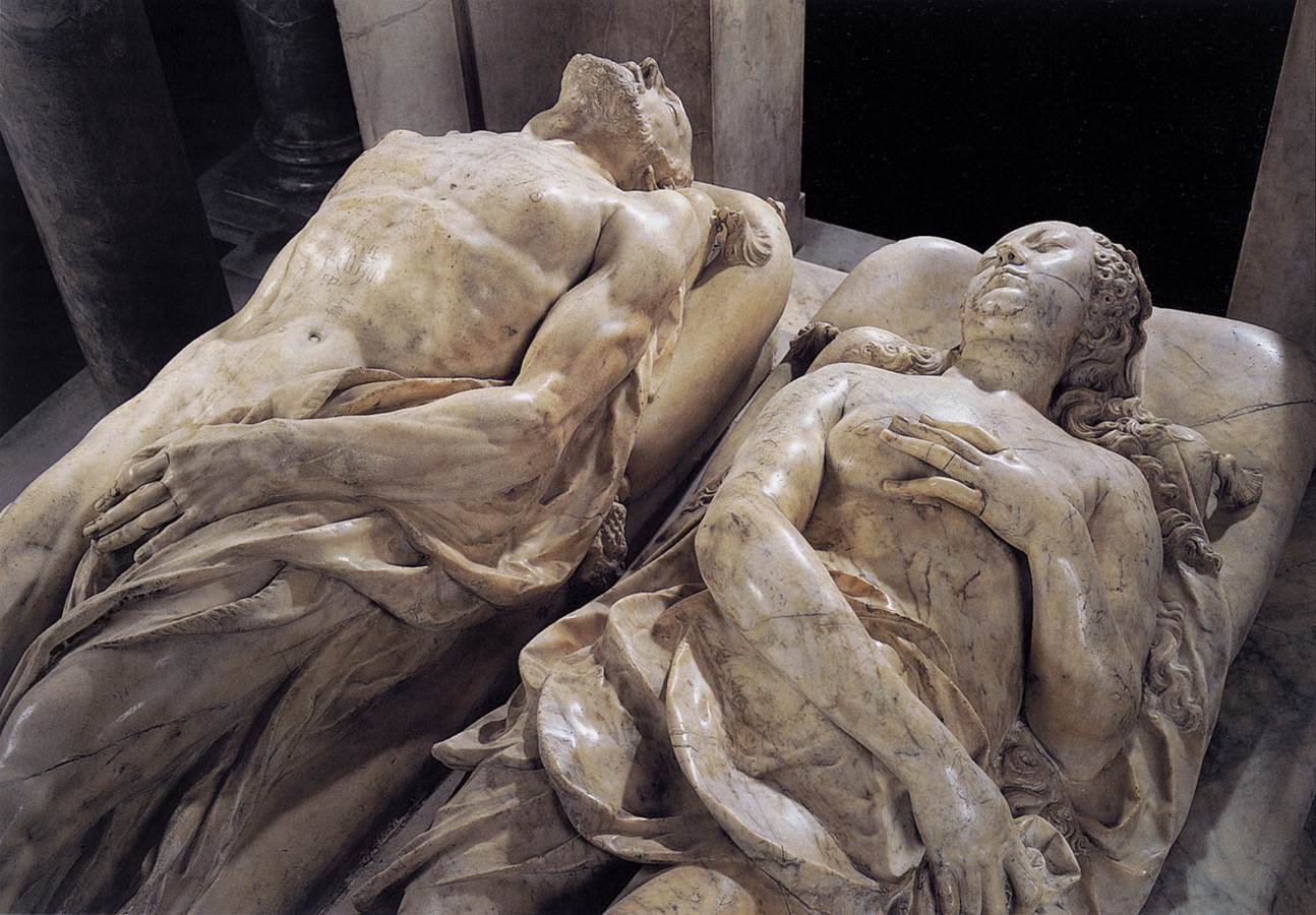 Monument to Henri II and Catherine de' Medici (detail) by PILON, Germain