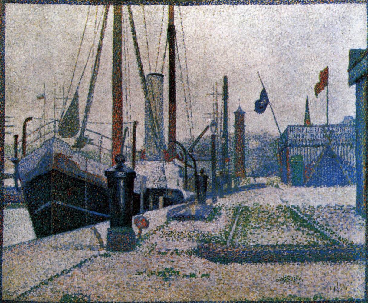 "The "Maria", Honfleur" by SEURAT, Georges