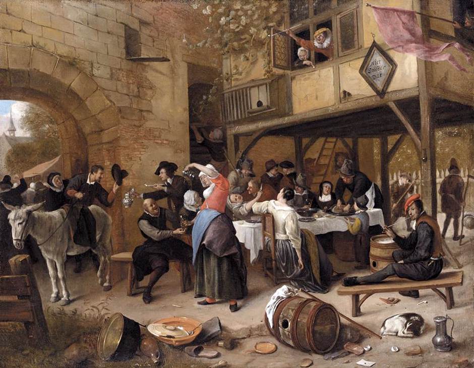 Feast of the Chamber of Rhetoricians near a Town-Gate by