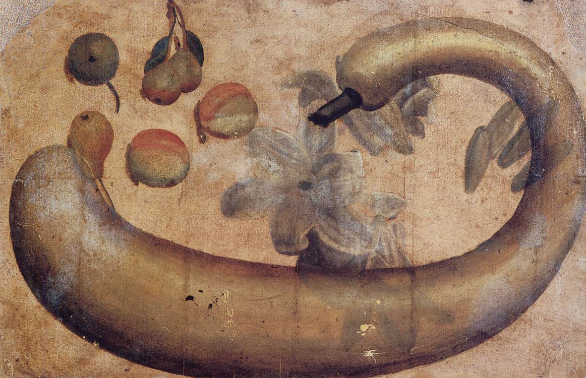 Still-Life of Squash, Lilies, Peaches, and Pears by PETERZANO, Simone