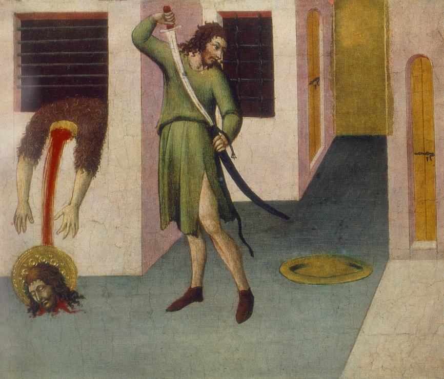 Beheading of St John the Baptist by SANO di Pietro