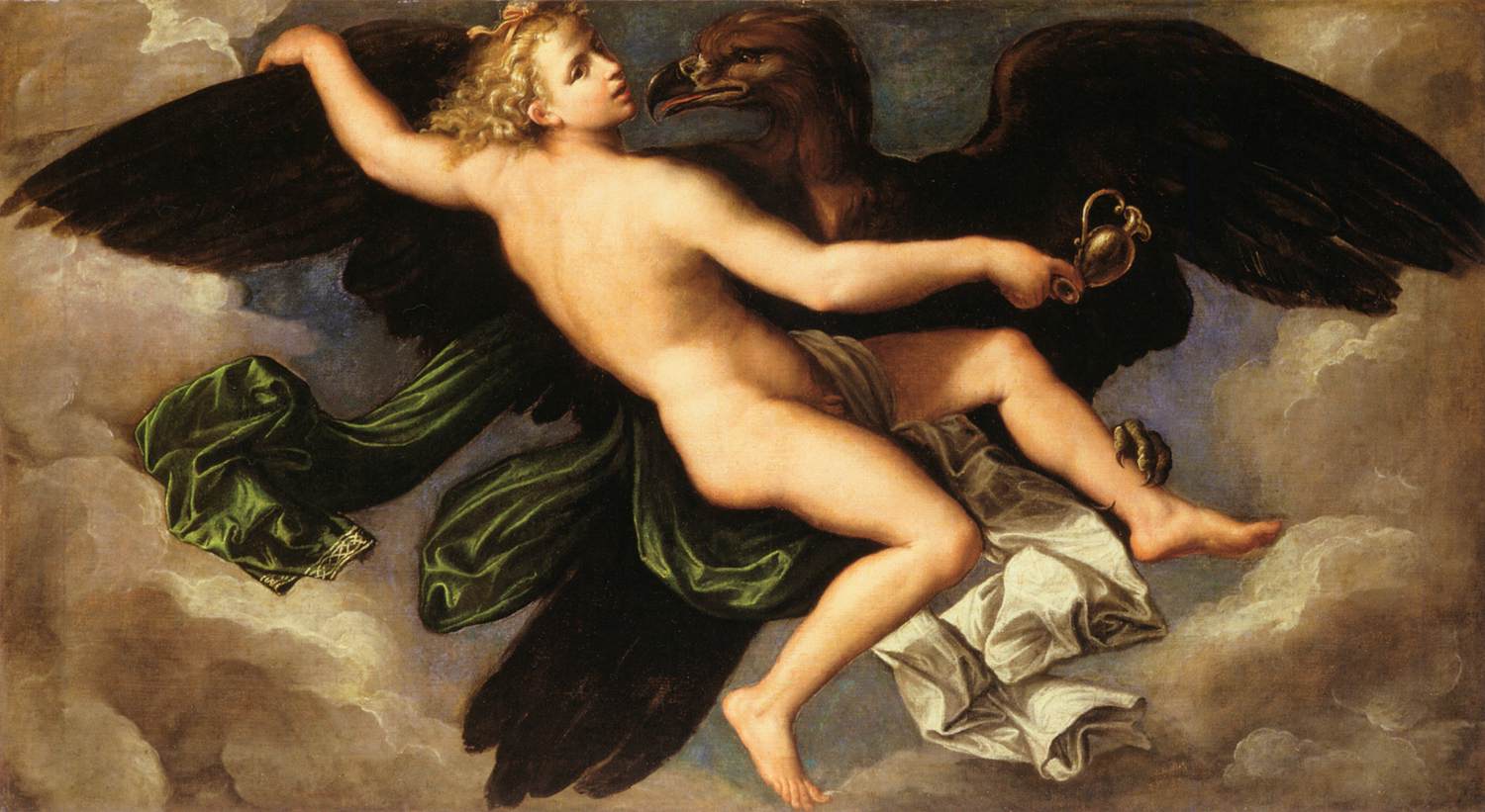 The Rape of Ganymede by CARPI, Girolamo da