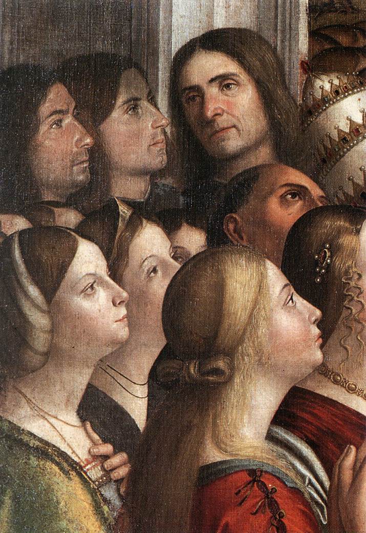 Apotheosis of St Ursula (detail) by