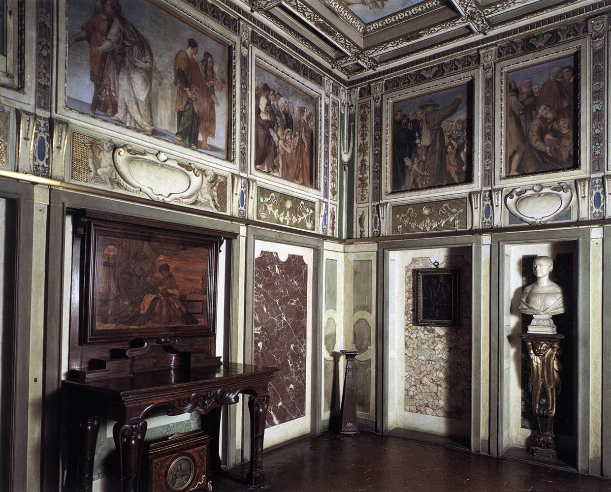 View of the Room of the Angels by