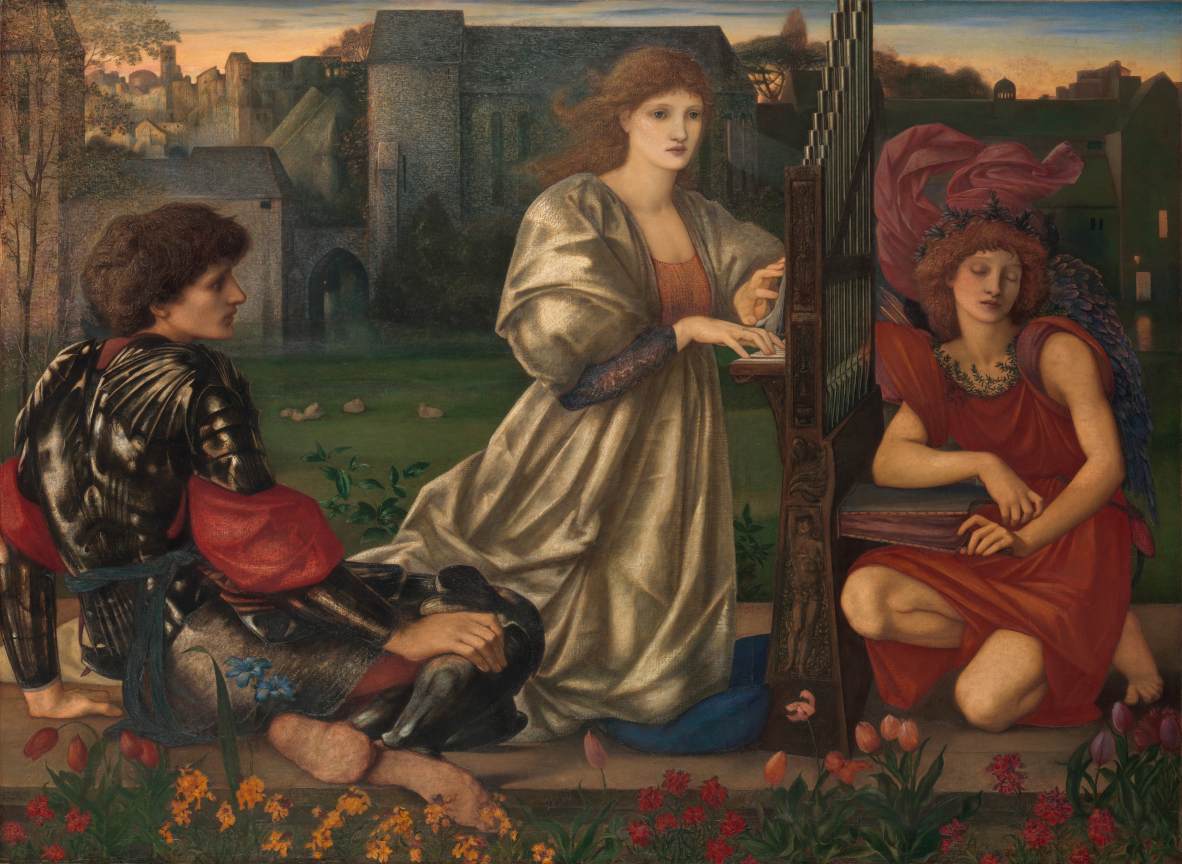 The Love Song by BURNE-JONES, Edward