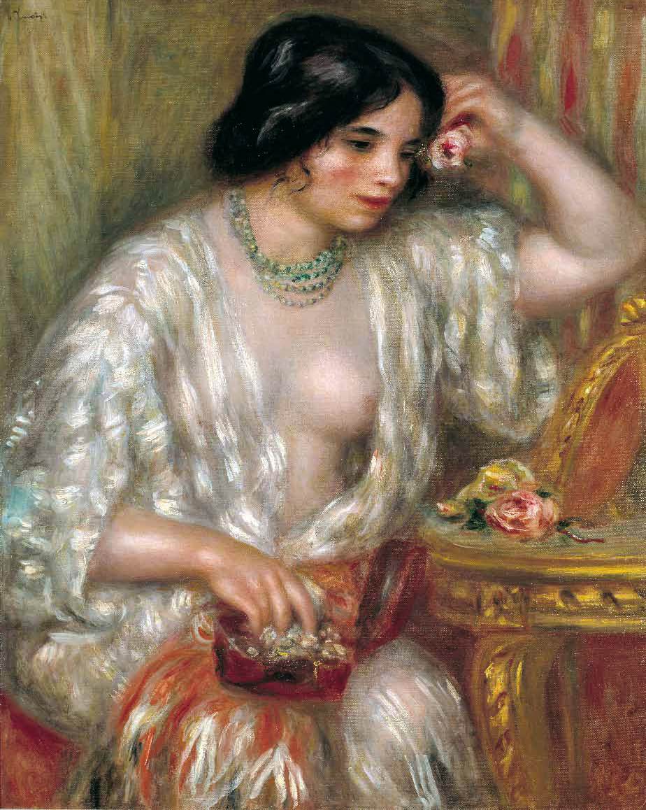 Gabrielle with Jewellery by PORCELLIS, Julius