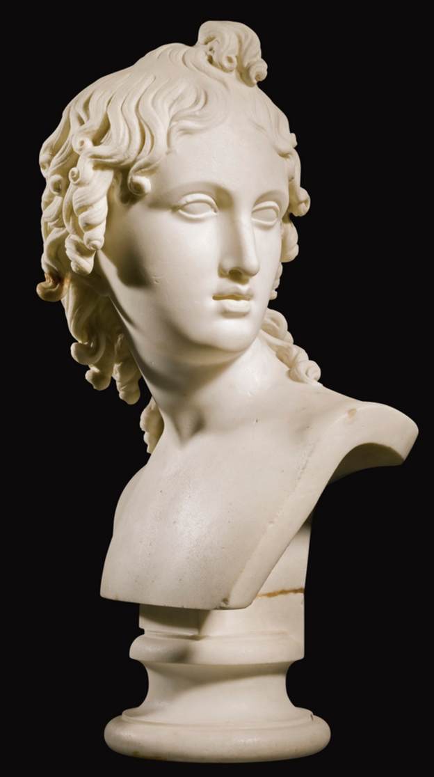 Bust of Cupid by