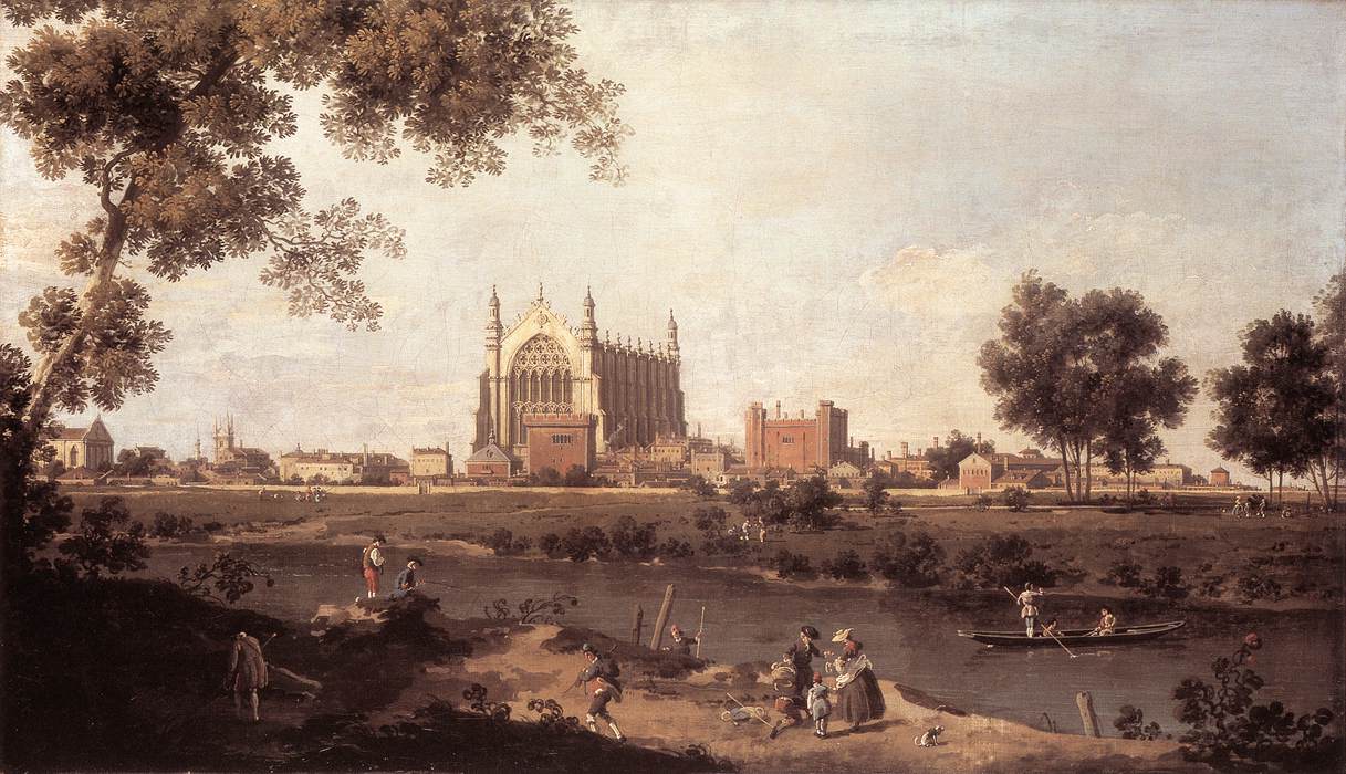 Eton College Chapel by CANALETTO