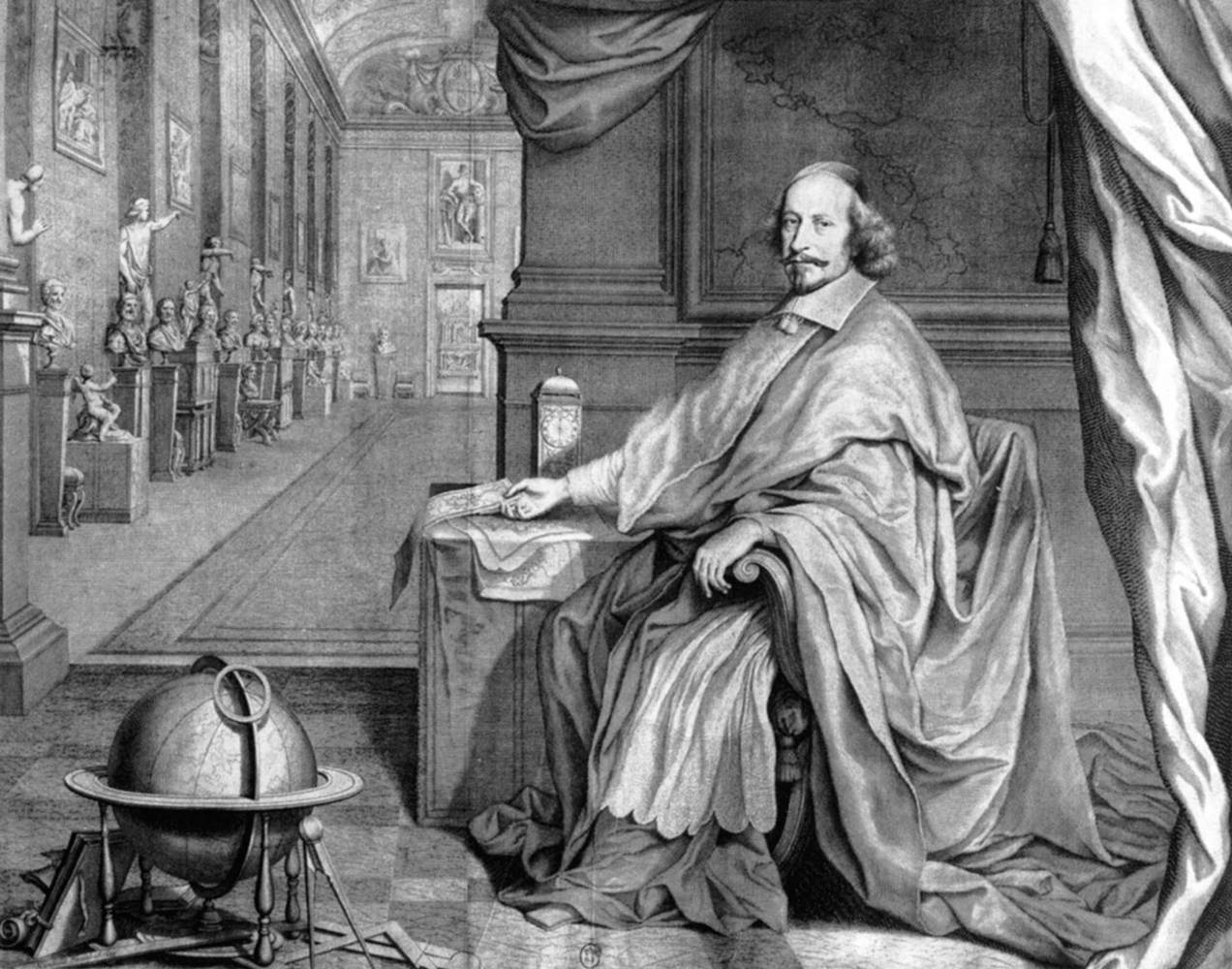 Cardinal Mazarin in His Palace by