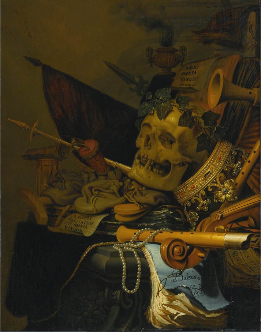 Vanitas Still-Life by VERMEULEN, Jan