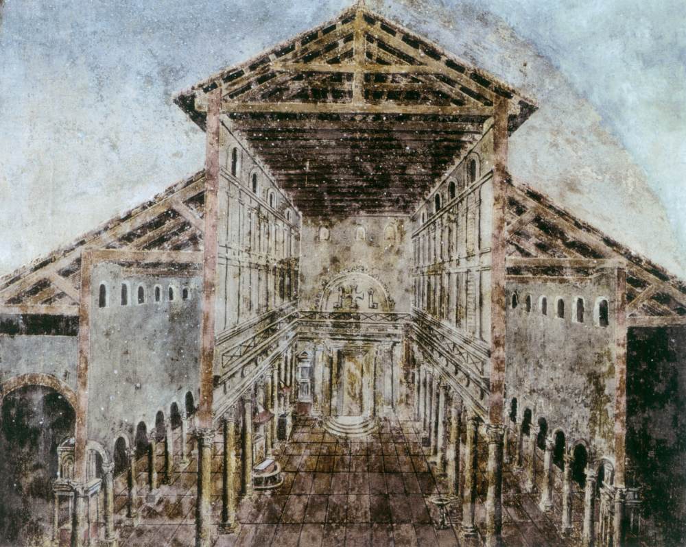 Reconstruction of the interior of Old St Peter's by TASSELLI, Domenico