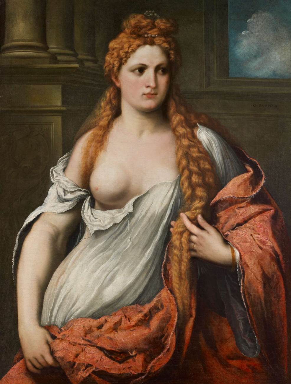 Portrait of a Young Woman by BORDONE, Paris