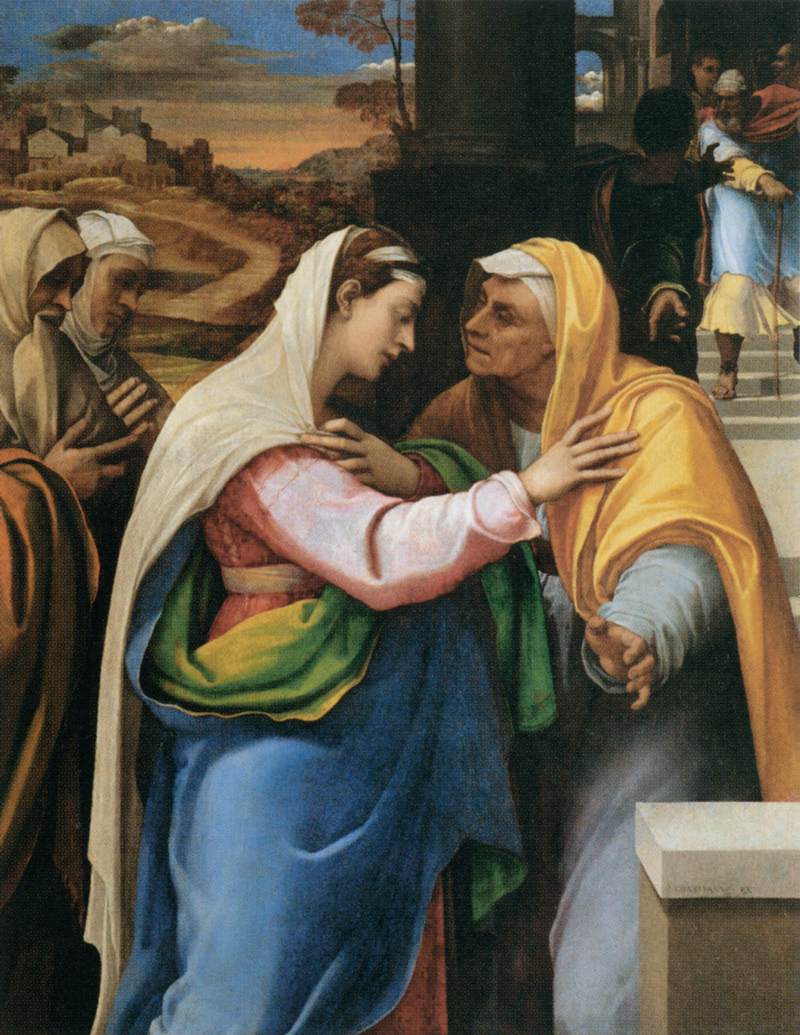 The Visitation by SEBASTIANO DEL PIOMBO