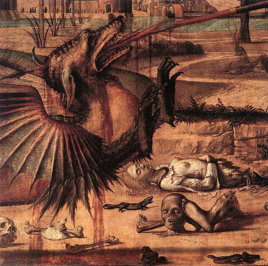 St George and the Dragon (detail) by