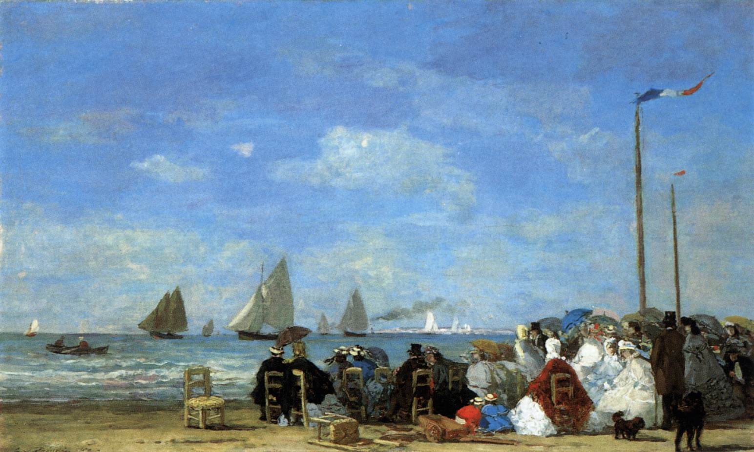 Beach Scene, Trouville by BOUDIN, Eugène