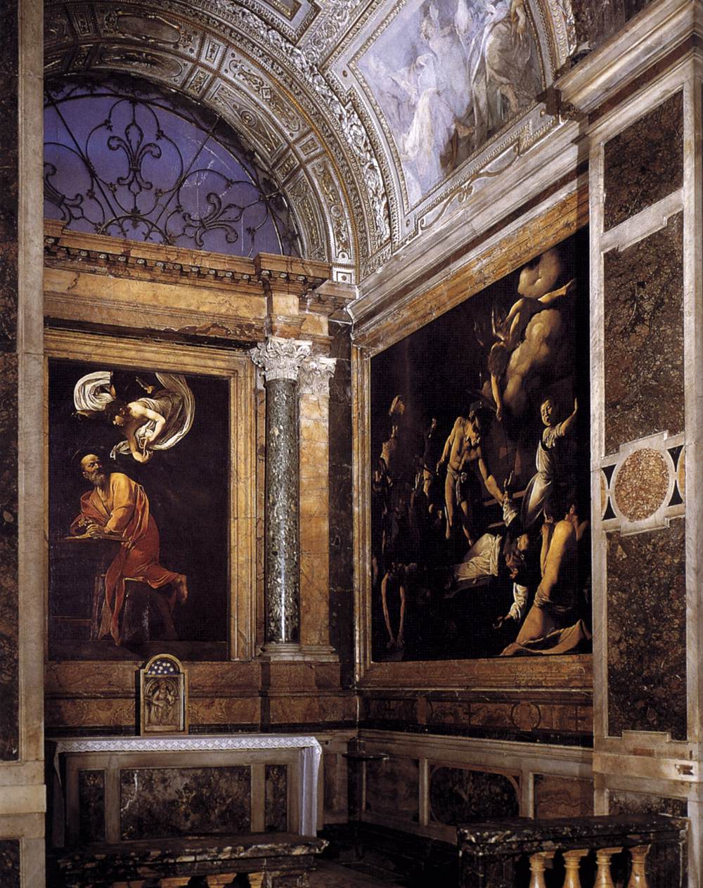 Interior view of the chapel by