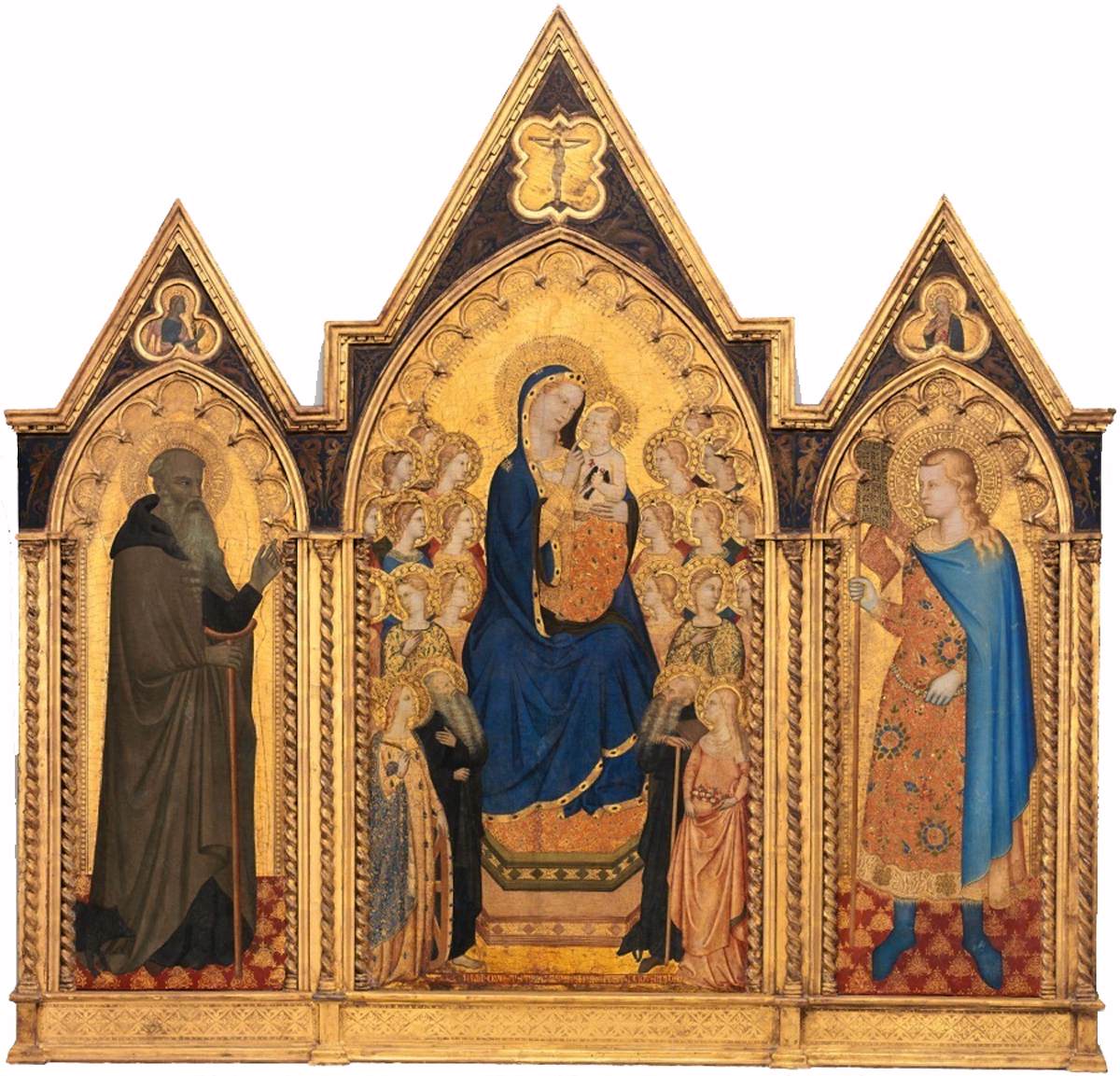 Triptych by PUCCIO DI SIMONE