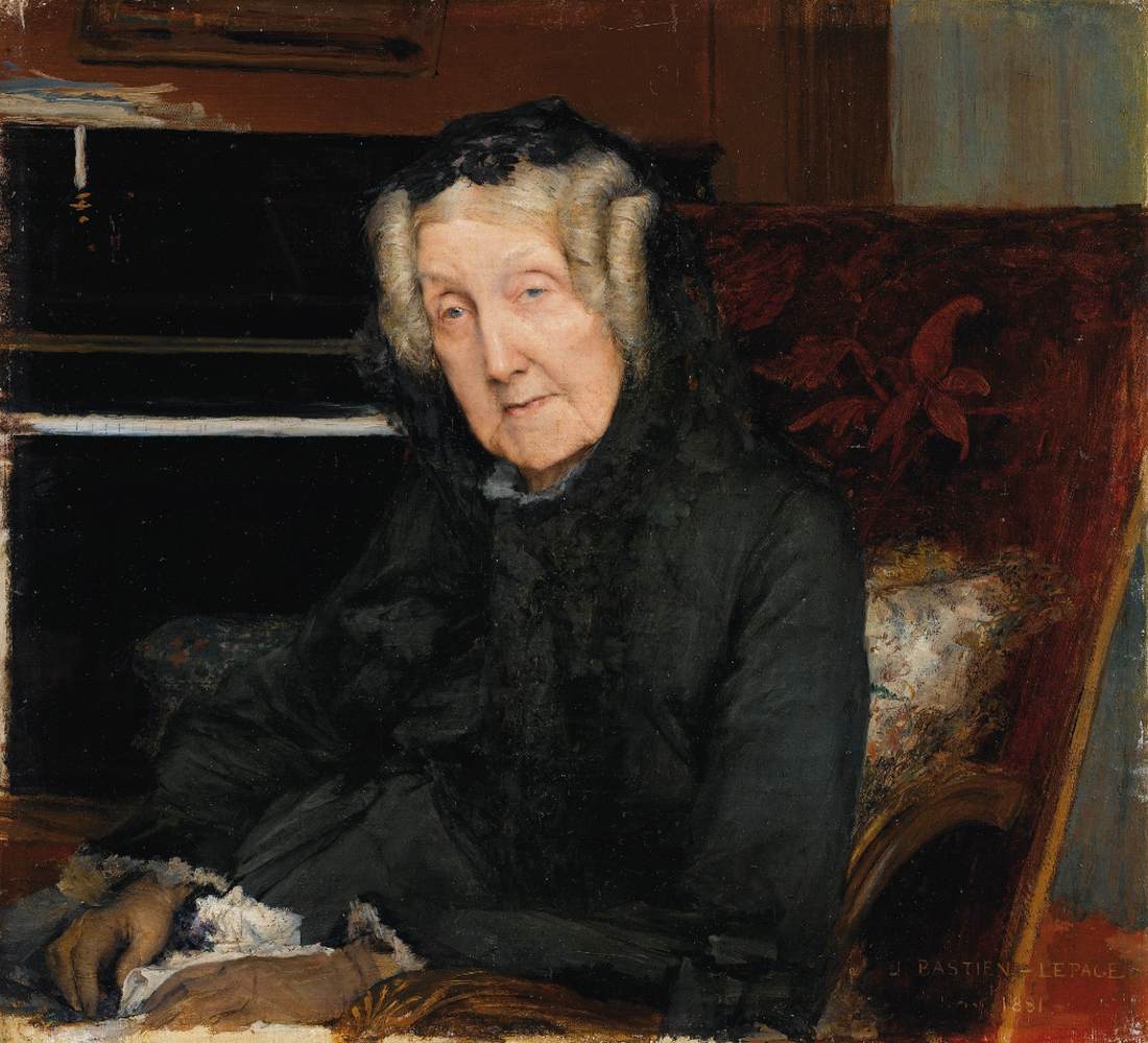 Portrait of Mme Waskiewicz by BASTIEN-LEPAGE, Jules