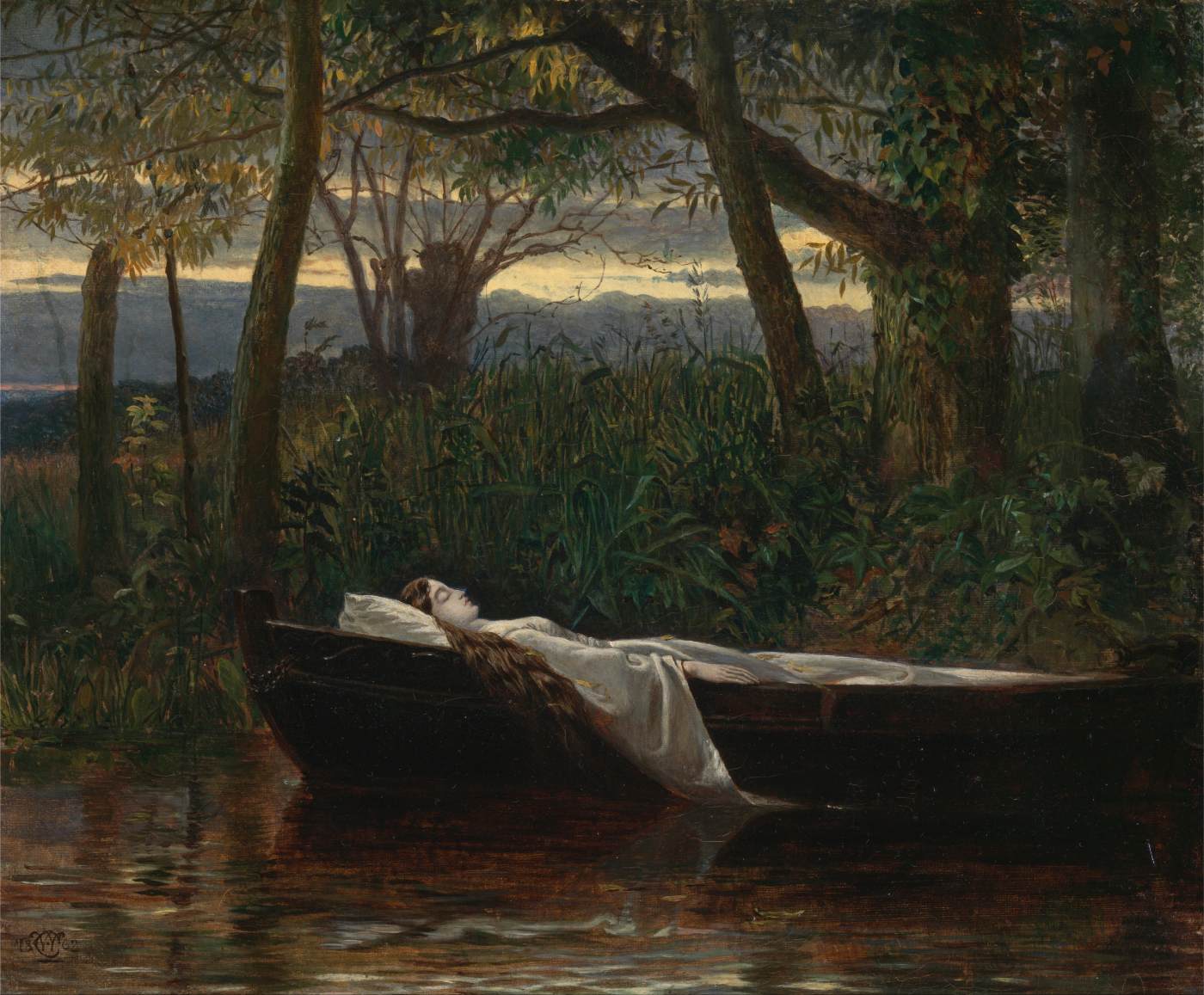 The Lady of Shalott by CRANE, Walter