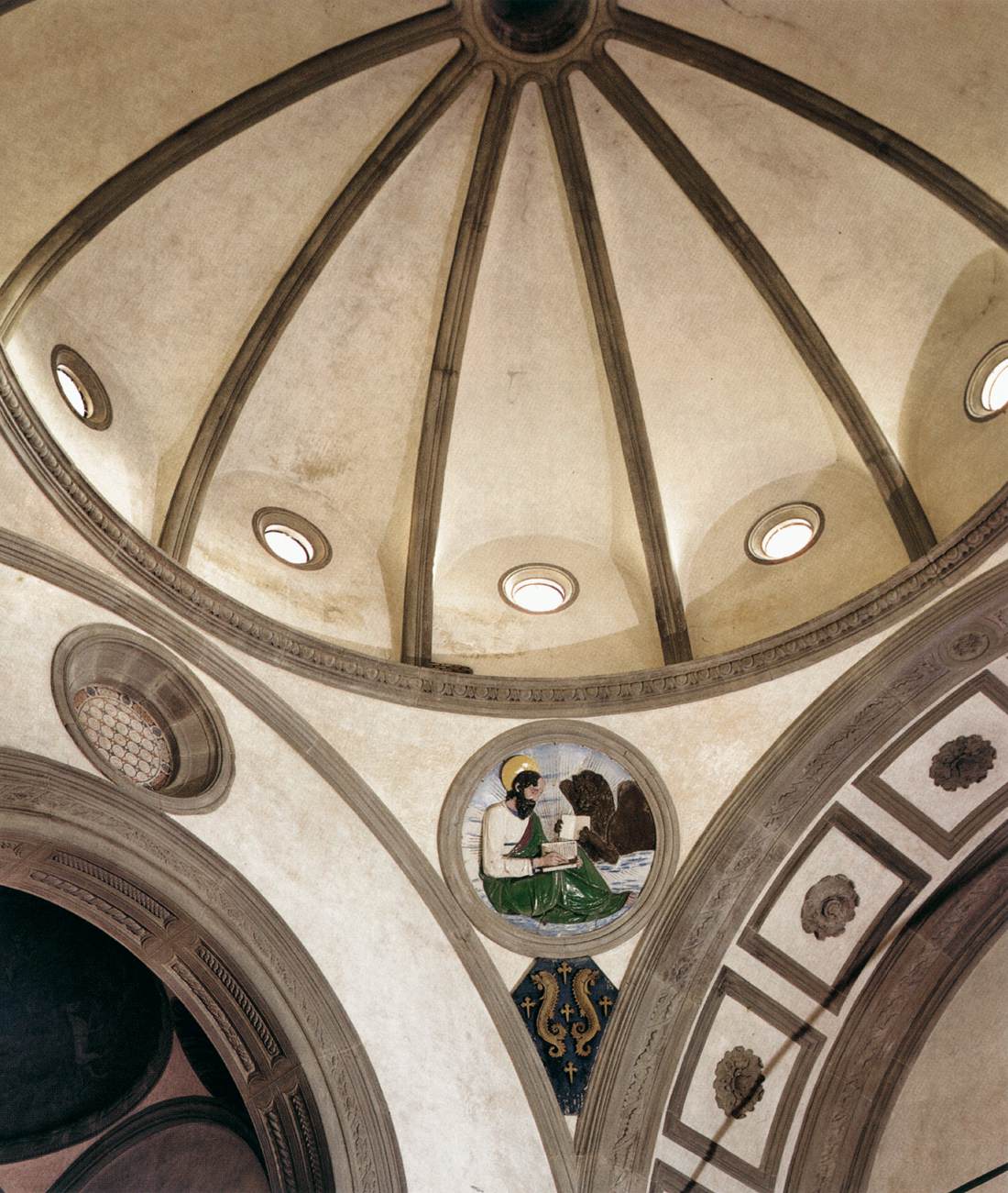 Cupola (detail) by BRUNELLESCHI, Filippo