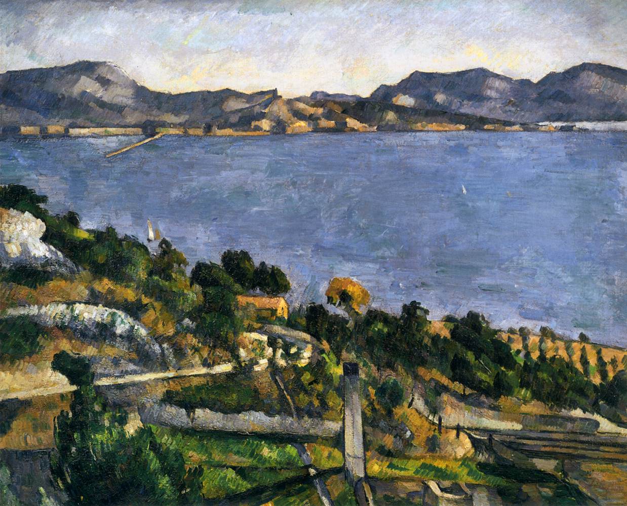 The Gulf of Marseille Seen from L'Estaque by CÉZANNE, Paul