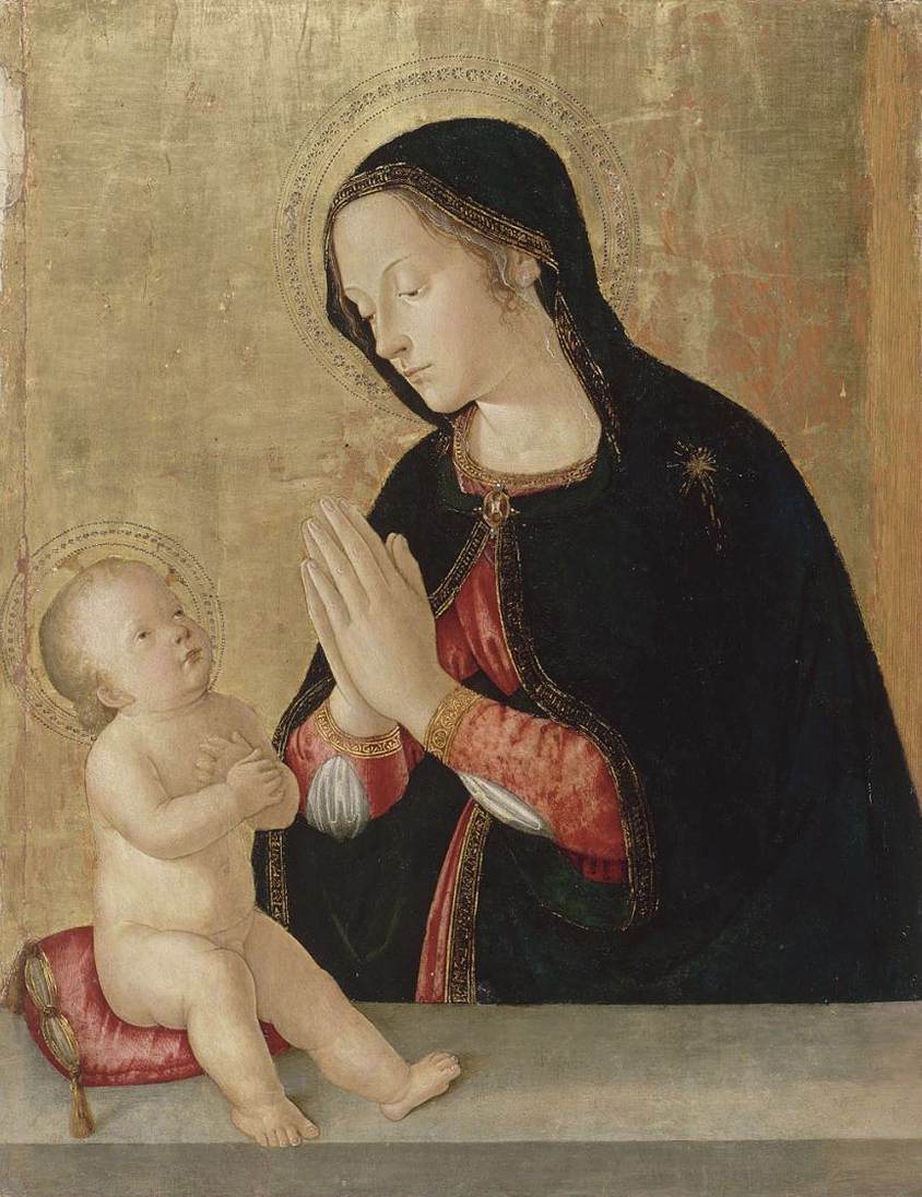 Madonna Adoring the Child by