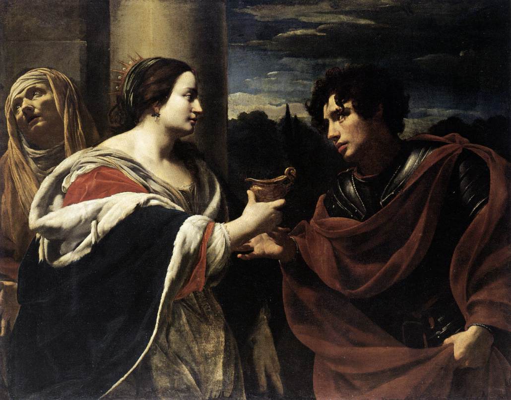 Sophonisba Receiving the Poisoned Chalice by VOUET, Simon