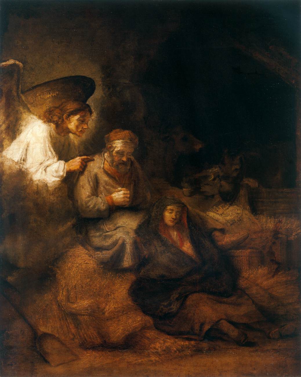 An Angel Telling Joseph in a Dream to Flee to Egypt by