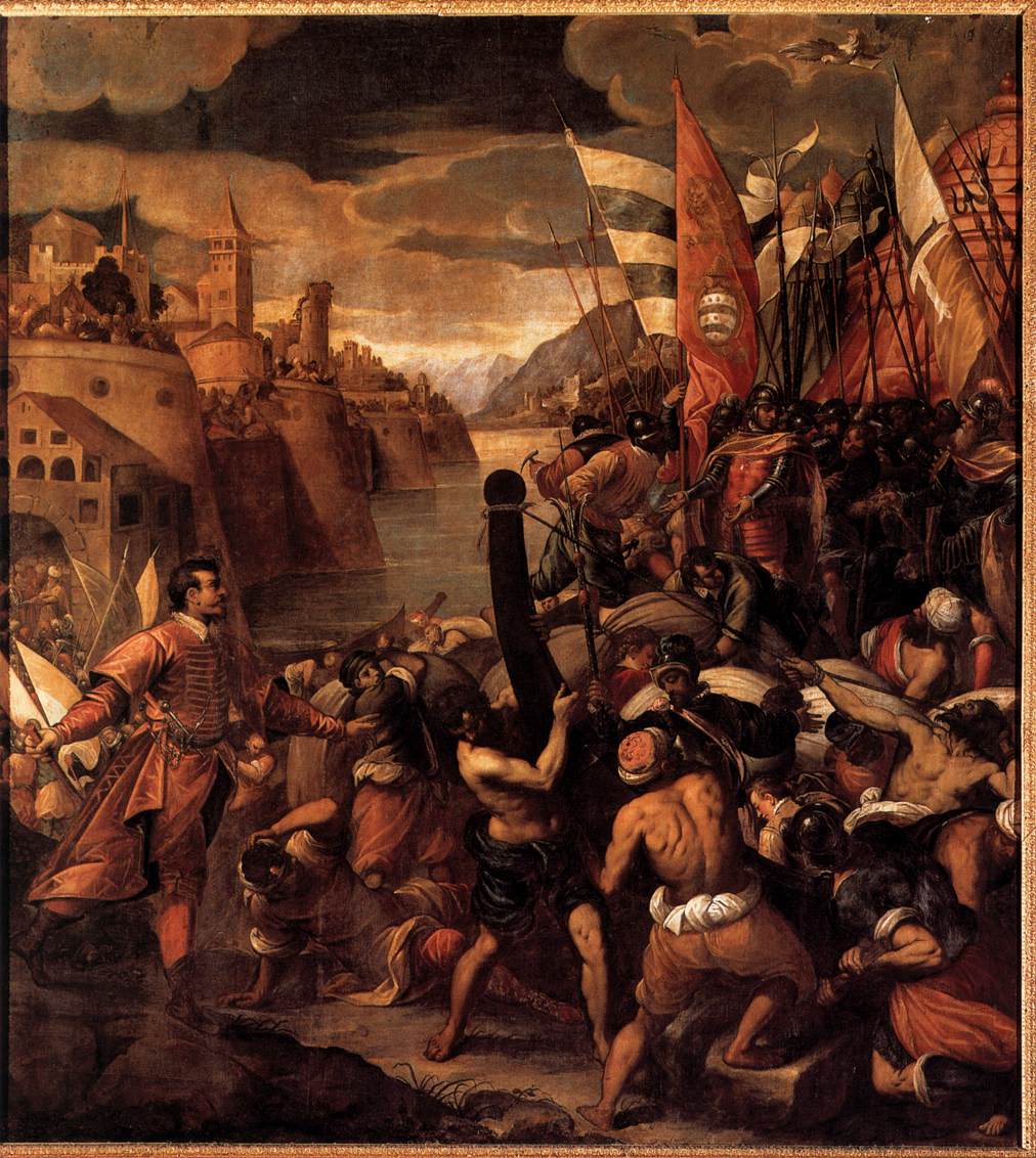 Conquest of Tyre by VASSILACCHI, Antonio