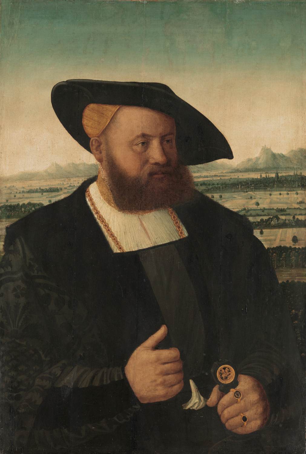 Portrait of a Man with a Moor's Head on His Signet Ring by