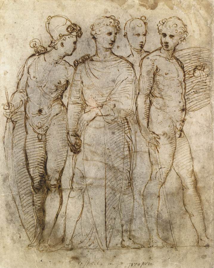 A Group of Warriors by RAFFAELLO Sanzio